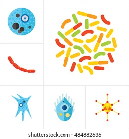 Virus Icons Set