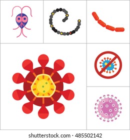 Virus Icons Set