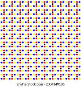 Virus icons small dots pattern concept. Small dot on white background