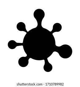 Symbol für Viruserkrankungen Vektorillustration