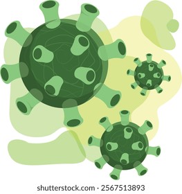 
virus image illustration, image element for design needs