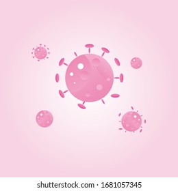 virus infection bacteria concept background