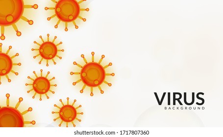 virus infection or bacteria concept background design