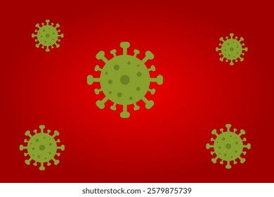 Virus Infection Spread Vector Illustration