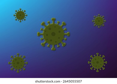 Ilustração do Vetor de Propagação de Infecção por Vírus