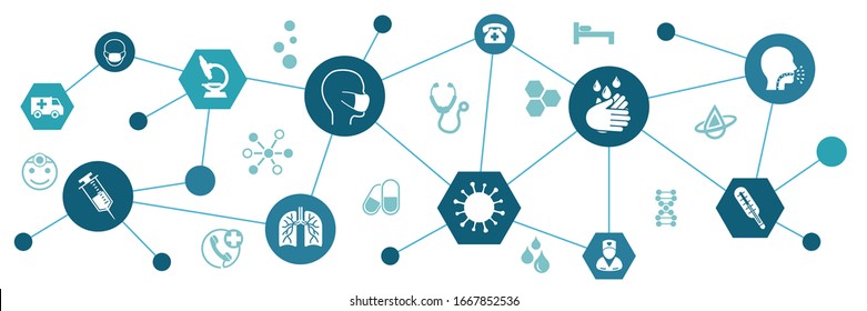 Сorona virus infographic illustration. Concept with protective antivirus icons related to coronavirus, 2019-nCoV, COVID-19  infection from China – stock vector