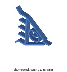 Virus isometric left top view 3D icon