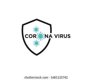 Vector de diseño de icono de logotipo de virus
