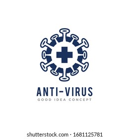Virus Logo Icon Design Vector