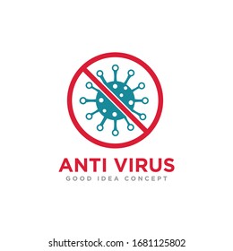 Virus Logo Icon Design Vector