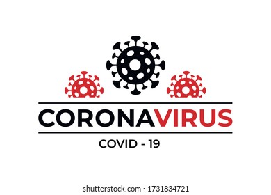 Tipografía de biotipo de virus de MERS-Cov o síndrome respiratorio del Medio Oriente coronavirus y Novel coronavirus 2019-nCoV. Bacterias del Coronavirus Covid-2019. Blootipo de concepto de protección contra la pandemia de virus.EPS10