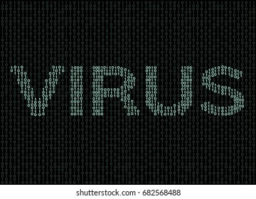 virus and malware computer vector
