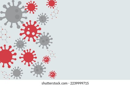 Vektorgrafik des virusmedizinischen Konzepts