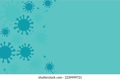 Virus medical concept background vector illustration