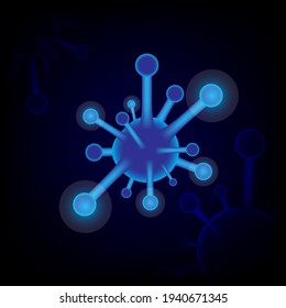 Virus medical concept health background