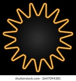 virus neon sign, modern glowing banner design, colorful modern design trend on black background. Vector illustration.
