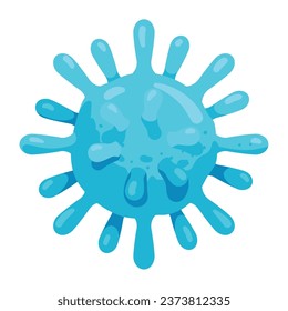 virus nipah design isolated illustration