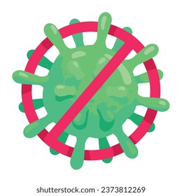 virus nipah symbol isolated illustration