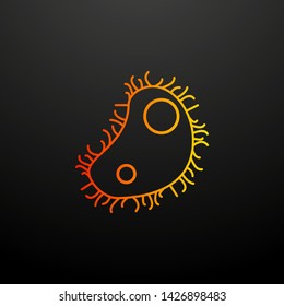 virus nolan icon. Elements of bacteria set. Simple icon for websites, web design, mobile app, info graphics