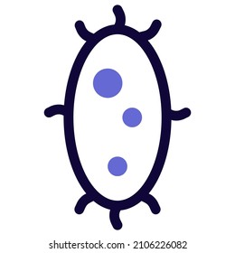 Virus outbreak in a human body interfering with immune system