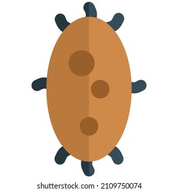 Virus outbreak in a human body interfering with immune system