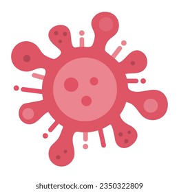Virus pandemic vector illustration isolated on white background.