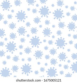 Virus Pattern Background, Vector Design