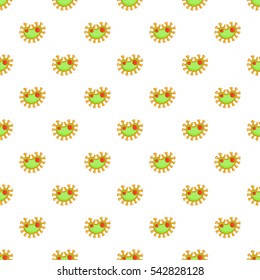 Virus pattern. Cartoon illustration of virus vector pattern for web