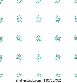 virus and pills icon pattern seamless white background. Editable outline virus and pills icon. virus and pills icon pattern for web mobile.