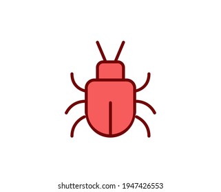 Icono de línea premium de virus. Pictograma sencillo de alta calidad. Iconos modernos de estilo de contorno. Ilustración vectorial de trazo sobre un fondo blanco. 