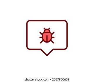 Virus premium line icon. Simple high quality pictogram. Modern outline style icons. Stroke vector illustration on a white background. 