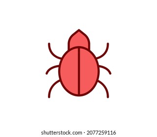 Icono de línea premium de virus. Pictograma sencillo de alta calidad. Iconos modernos de estilo de contorno. Ilustración vectorial de trazo sobre un fondo blanco. 