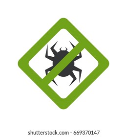 Virus Protected sign illustration