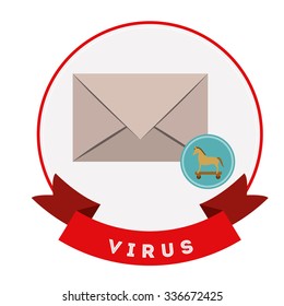 virus protection design, vector illustration eps10 graphic 