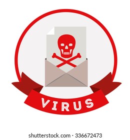 virus protection design, vector illustration eps10 graphic 