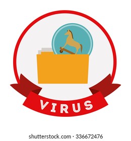 virus protection design, vector illustration eps10 graphic 