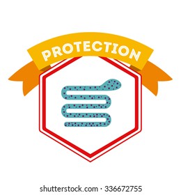 virus protection design, vector illustration eps10 graphic 