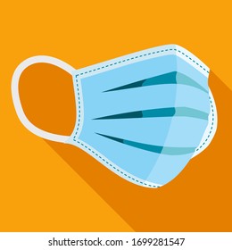 Design und Symbole der Vektorillustration von Masken zum Schutz vor Bakterien und Viren
