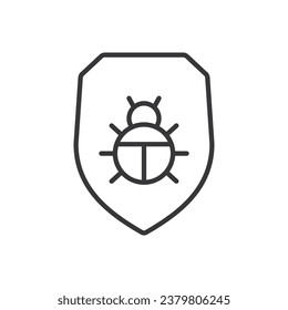Icono de protección contra virus - Icono de malware