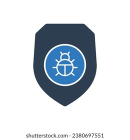 Icono de protección contra virus - Icono de malware