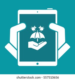 Virus protection - Minimal vector icon
