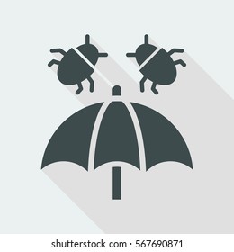 Virus protection - Minimal vector icon