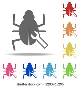 virus removal icon. Elements of web in multi color style icons. Simple icon for websites, web design, mobile app, info graphics