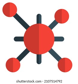 Virus Replication Cells In A Multiple Structure