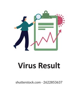 Virus result Vector illustration which can easily modify or edit which can easily modify or edit

