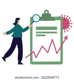 Virus result Vector illustration which can easily modify or edit which can easily modify or edit

