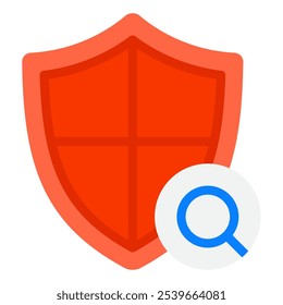 Virus Scan icon for web, app, infographic, etc