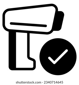 Virus Scanner Icon illustration, for uiux web, app, infographic, etc