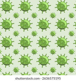 Virus seamless pattern vector. Virus background illustration vector