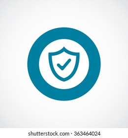 virus shield icon, on white background